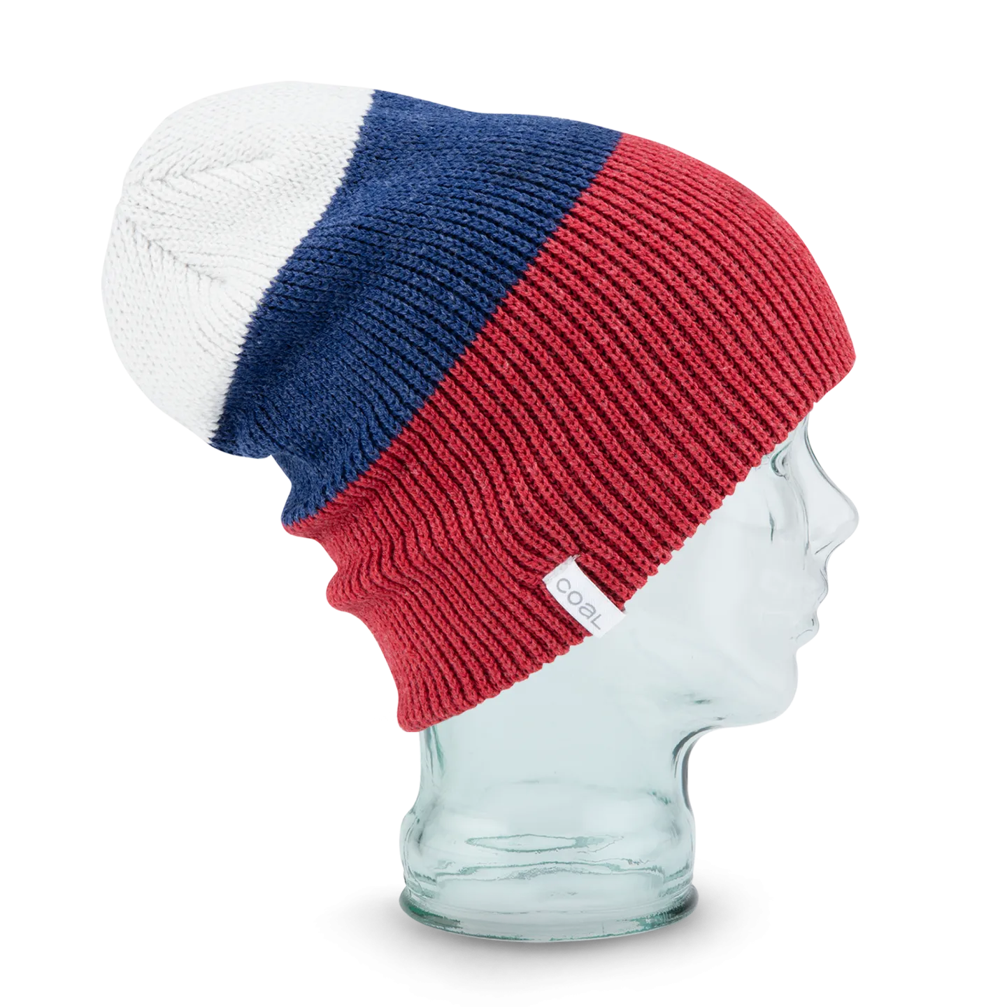 Bonnet The Frena Heather Red Stripe- Coal Reference : 8803 | Chapellerie Traclet