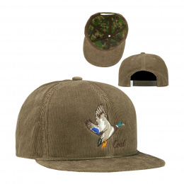Duck Flat Brim Cap - The Wilderness - Coal