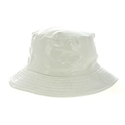 Anael White Waterproof Bucket Hat - Traclet Reference: 8822 | Traclet Hat Shop