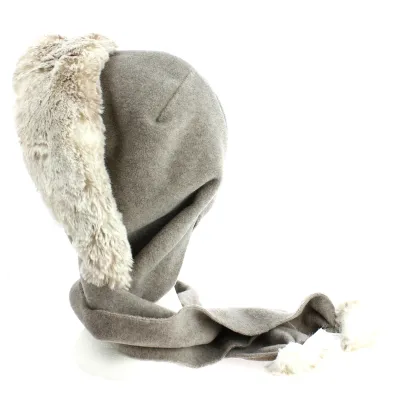 Norell Fleece Hood Taupe-Traclet Reference: 8823 | Traclet Hat Shop
