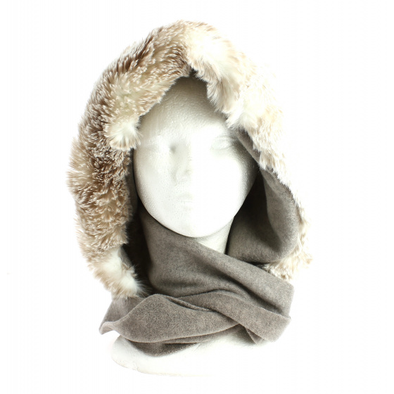 Capuche Norell Polaire Taupe- Traclet Capuche Norell Polaire Taupe- Traclet