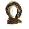 Fleece hood - Buy Brown fleece hood Reference: 8825 | Chapellerie Traclet