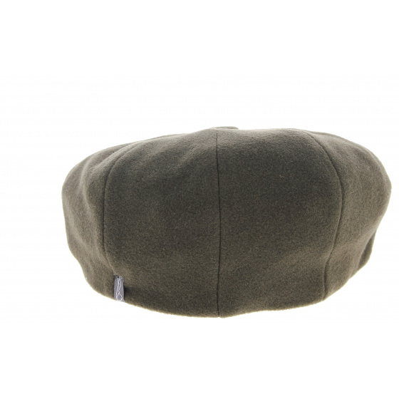 Casquette Ursel Laine & Cachemire Kaki- Traclet 