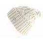 Urula Knit Beanie in Ecru - Pipolaki