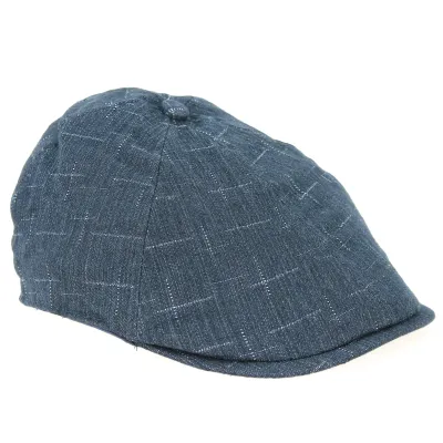 Belleroche Blue Cotton Duck Bill Cap - Traclet Reference: 8833 | Traclet Hat Shop