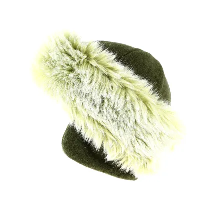 Toque Chamonix Fourrure Verte- Traclet  Reference : 8852 | Chapellerie Traclet
