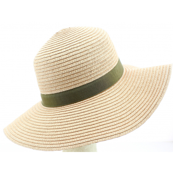 Rhodes Wide Brim Paper Straw Hat Powder Pink - Traclet