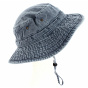 Blue Angkor Cotton Outdoor Bucket Hat