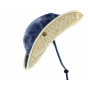 Bob Coton Broom Bicolore Blue/Beige- Traclet 
