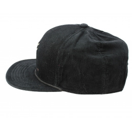 Black Stag Flat Visor Cap - The Wilderness - Coal