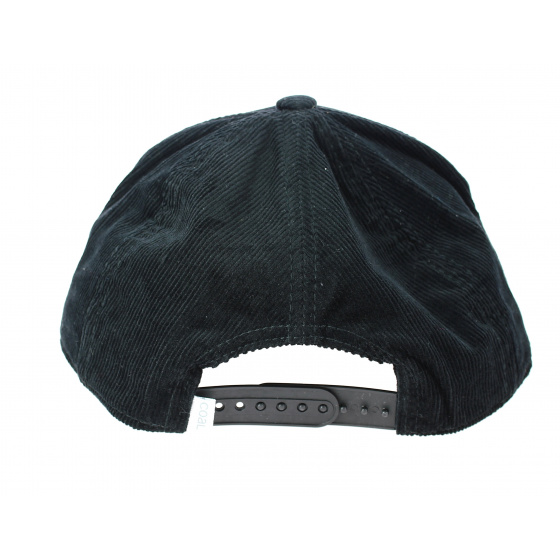 Casquette Stag Visière Plate Noire - The Wilderness - Coal