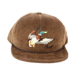 Duck Flat Visor Cap - The Wilderness - Coal