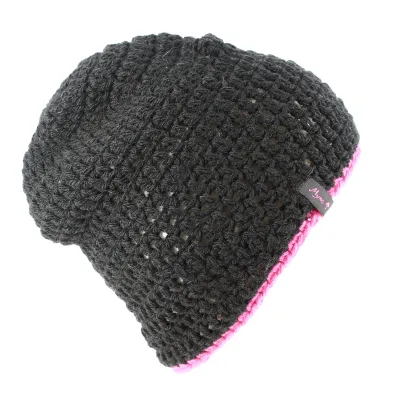 Basic reversible fuchsia and white beanie - beanie made in France - Traclet Hat Shop Reference: 3155 | Traclet Hat Shop