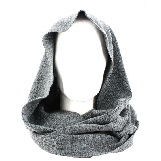 The Conrad Gray Neck Warmer - Coal