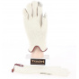 Seville Wool & Cashmere Touch Screen Gloves Cream/Burgundy - Traclet
