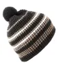 Brown Pompom Beanie - Stetson Reference: 8919 | Traclet Hat Shop