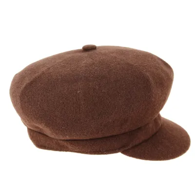 Casquette Gavroche Spitfire Marron en Laine- Kangol  Reference : 8925 | Chapellerie Traclet