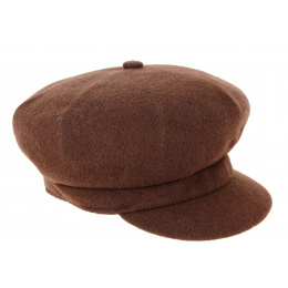 Gavroche Spitfire Brown Wool Cap Kangol