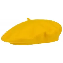 Béret Basque Barascon Jaune- Traclet  Reference : 5243 | Chapellerie Traclet