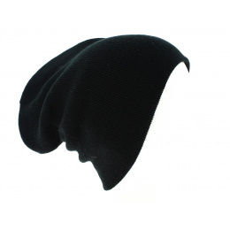 Bonnet Long Acrylique Noir - Beechfield