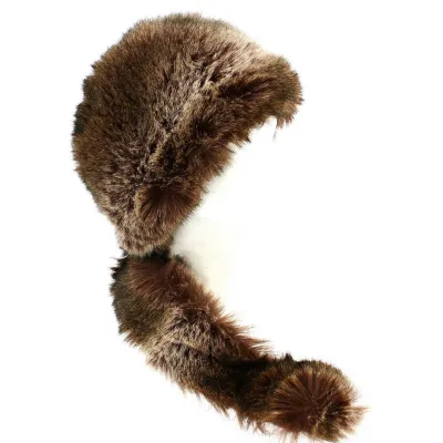 Toque Davy Crockett Marron Fausse Fourrure- Traclet Reference : 8940 | Chapellerie Traclet