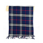 Blue/Red/Black Plaid Fancy Scarf - Traclet