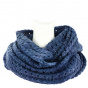 Blue Knit Neck Warmer - Traclet