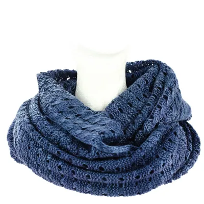 Tour de Cou Tricot Bleu- Traclet  Reference : 8955 | Chapellerie Traclet