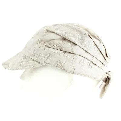 Casquette Mahalia Eté Beige Coton- Traclet  Reference : 8957 | Chapellerie Traclet