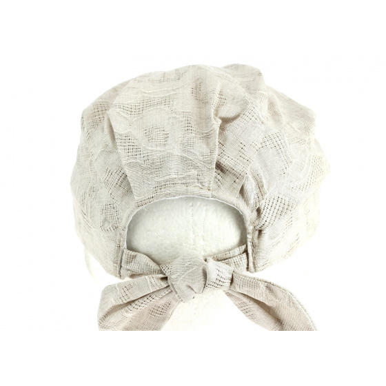Mahalia Summer Cap Beige Cotton - Traclet