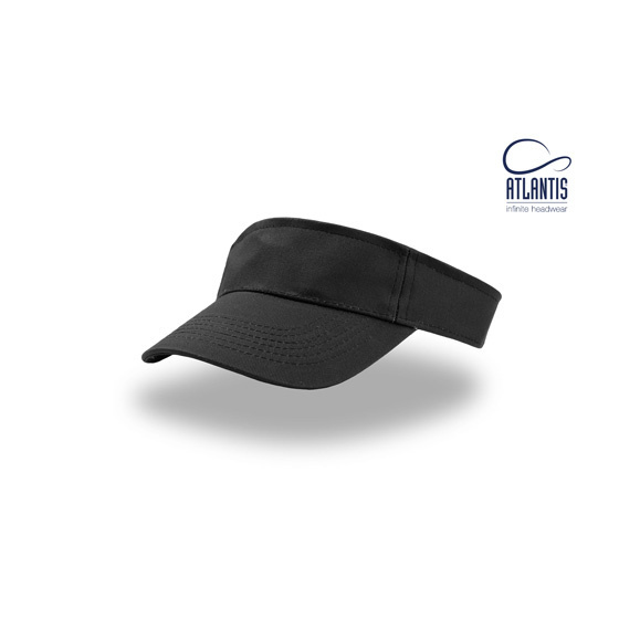 Roland Black Cotton Visor - Atlantis