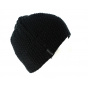 Short Black Picard Beanie-Keyone