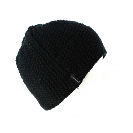 Short Black Picard Beanie-Keyone