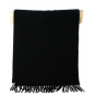 Black Positano Cashmere Scarf - Traclet by Marone