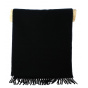 Positano Black Cashmere Scarf - Traclet by Marone