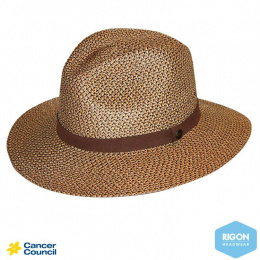 Chocolate Natural Fibers Traveller Lightweight Hat - Rigon Headwear