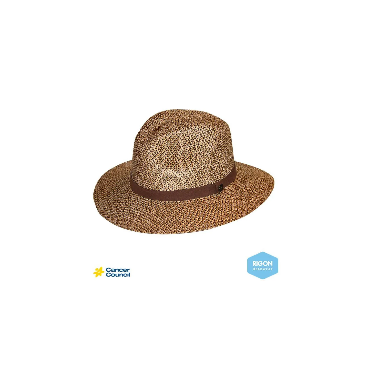 Chocolate Natural Fibers Traveller Lightweight Hat - Rigon Headwear Reference: 8977 | Traclet Hat Shop