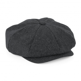 Theo Irish Wool Anthracite Cap - Traclet