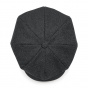 Theo Irish Cap Anthracite Wool - Traclet