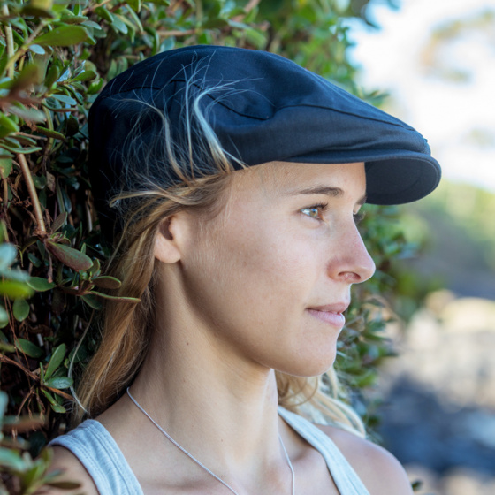 Casquette Plate Plâtrier Coton Noire- Result Headwear