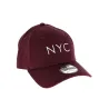 Casquette Baseball Essential 9FORTY NY Bordeaux - NEw Er Reference : 8990 | Chapellerie Traclet
