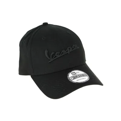 Casquette Strapback Vespa Coton Noir - New Era Reference : 8992 | Chapellerie Traclet