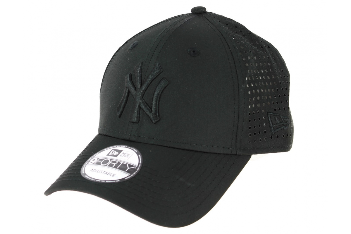 all black ny baseball hat