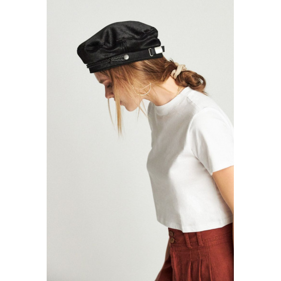 Casquette Béret Caroline Noire- Brixton  Casquette Béret Caroline Noire- Brixton