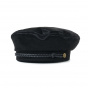Black Caroline Beret Cap - Brixton