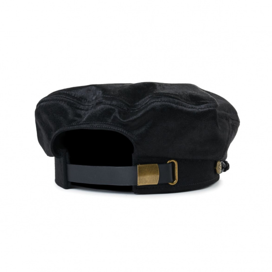Black Caroline Beret Cap - Brixton