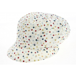 Manono Newsboy Cap Cotton Ecru Reversible - Mtm