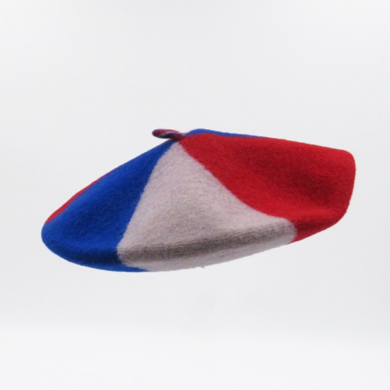 Blue White Red Trio Beret - Le Béret Français Blue White Red Trio Beret - Le Béret Français