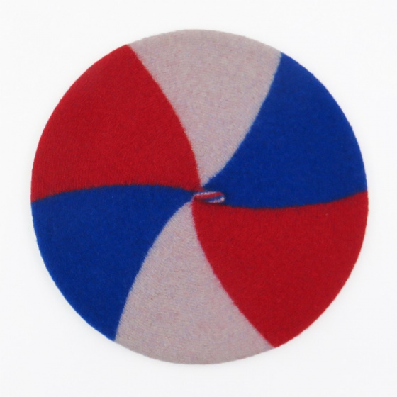 Blue White Red Trio Beret - Le Béret Français Blue White Red Trio Beret - Le Béret Français