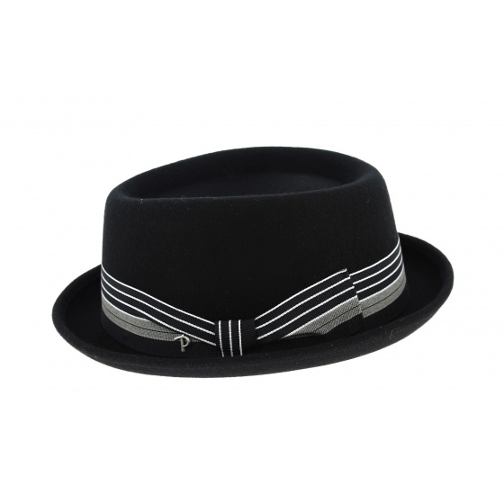 Black Imperia Porkpie Hat - Panizza